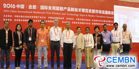 Many overseas practitioners gathered on mushroom expo, which revealed the internationalization